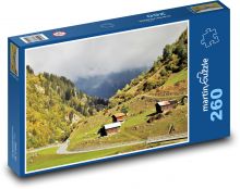 Švýcarsko - Alpy Puzzle 260 - 41x28,7 cm