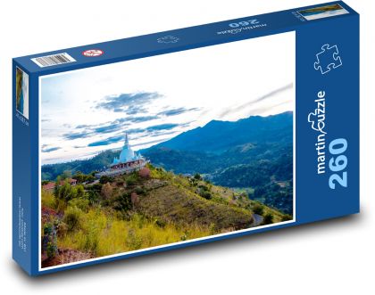 Pagoda - chrám - Puzzle 260 dílků, rozměr 41x28,7 cm