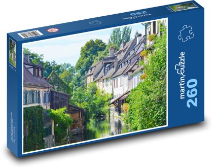 Architektura - domy - Puzzle 260 elementów, rozmiar 41x28,7 cm