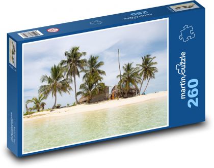 Panama - palmy - Puzzle 260 elementów, rozmiar 41x28,7 cm