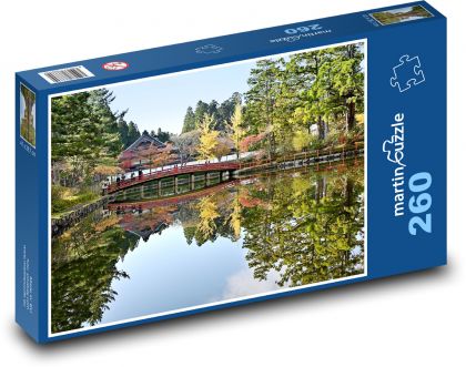 Japonsko - záhrada - Puzzle 260 dielikov, rozmer 41x28,7 cm