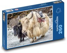 Jak - Manali, Himaláje Puzzle 260 dielikov - 41 x 28,7 cm 