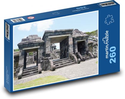 Raku Boko - Indonézia - Puzzle 260 dielikov, rozmer 41x28,7 cm