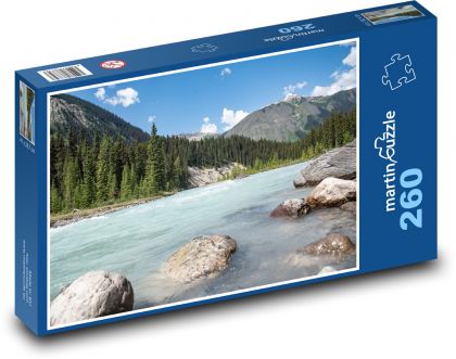 Kanada - řeka - Puzzle 260 dílků, rozměr 41x28,7 cm