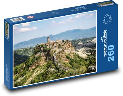 Włoska wioska - Puzzle 260 elementów, rozmiar 41x28,7 cm