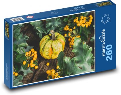 Zelenina - tekvica - Puzzle 260 dielikov, rozmer 41x28,7 cm