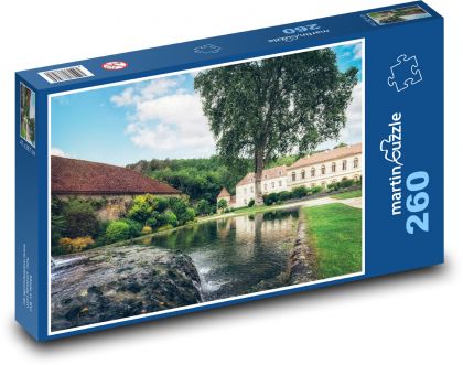 Kláštor - budova - Puzzle 260 dielikov, rozmer 41x28,7 cm