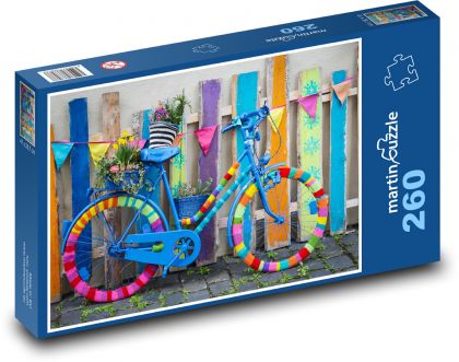 Veselé jízdní kolo - puzzle 260 dílků