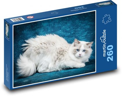 Ragdoll - kočka  - puzzle 260 dílků