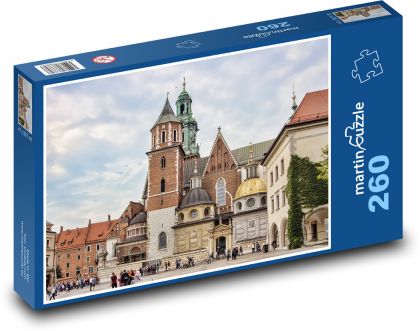 Wawel - Krakow, Polsko - puzzle 260 dílků