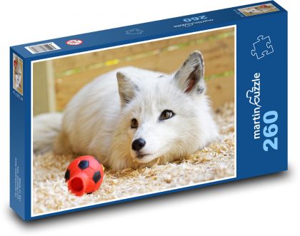 Líška biela - Puzzle 260 dielikov, rozmer 41x28,7 cm