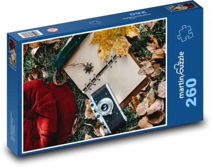 Camera on Notebook - Puzzle 260 pieces, size 41x28.7 cm 