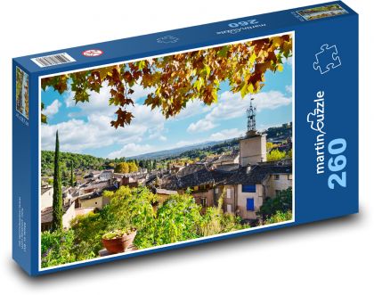 Miasto w Prowansji we Francji - Puzzle 260 elementów, rozmiar 41x28,7 cm