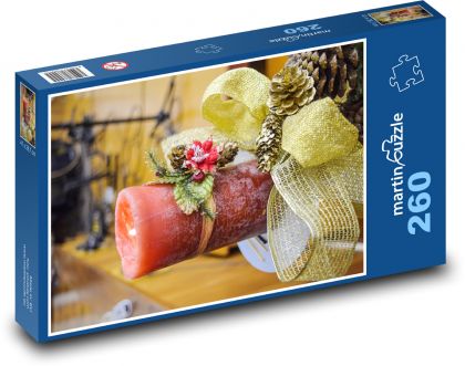 Weihnachtskerze - Puzzle - 260 Teile