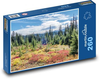 Magický podzim na horách - puzzle 260 dílků