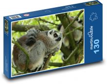 Lemur Kata śpiący na drzewie Puzzle 130 elementów - 28,7x20 cm