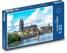 Magdeburg - Německo Puzzle 130 dílků - 28,7 x 20 cm
