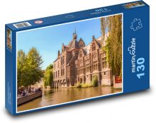 Belgium - Bruges, canal Puzzle 130 pieces - 28.7 x 20 cm 