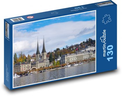 Lucerne - Switzerland - Puzzle 130 pieces, size 28.7x20 cm 