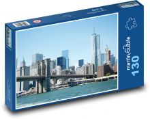 New York - Brooklyn, Brücke Puzzle 130 Teile - 28,7x20 cm