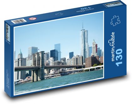 New York - Brooklyn, Brücke - Puzzle - 130 Teile
