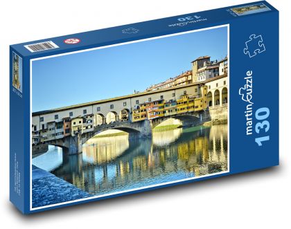 Most ve Florencii - Itálie - puzzle 130 dílků