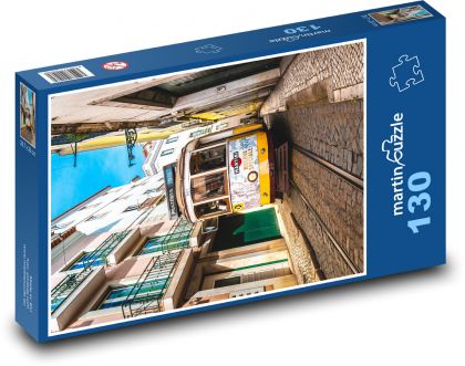 Električka - železnica - Puzzle 130 dielikov, rozmer 28,7x20 cm 