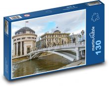 Skopje - Macedonia Północna Puzzle 130 elementów - 28,7x20 cm