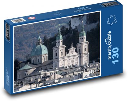 Kostel - kopule - puzzle 130 dílků
