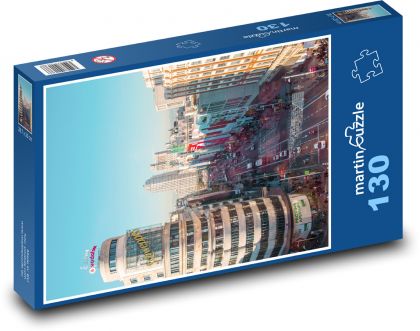 Madrid - Španělsko - Puzzle 130 dílků, rozměr 28,7x20 cm