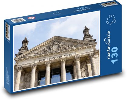 Německo - Bundestag, Parlament - puzzle 130 dílků