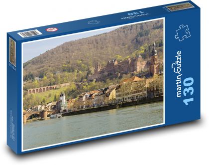 Heidelberg - Nemecko, mesto - Puzzle 130 dielikov, rozmer 28,7x20 cm 