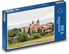 Kouřim - historické město, Střední Čechy Puzzle 130 dílků - 28,7 x 20 cm
