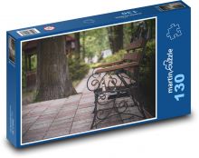 Park bench Puzzle 130 pieces - 28.7 x 20 cm 