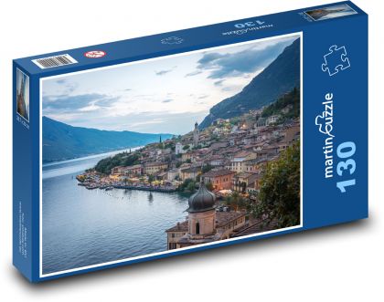 Taliansko - Gardské jazero - Puzzle 130 dielikov, rozmer 28,7x20 cm 