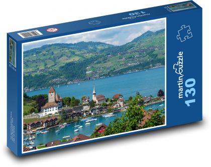 Schweiz - Natur, Stadt - Puzzle - 130 Teile