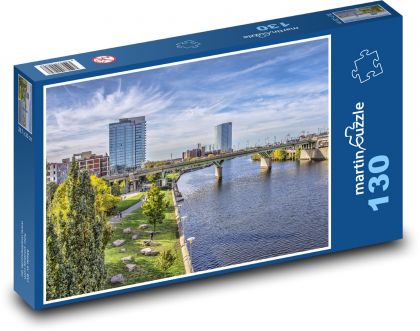 Mesto - most - Puzzle 130 dielikov, rozmer 28,7x20 cm 