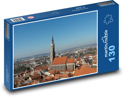 Landshut - Německo - puzzle 130 dílků