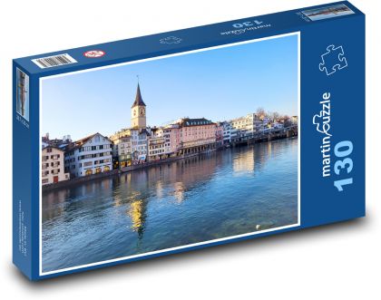 Szwajcaria - Zurych - Puzzle 130 elementów, rozmiar 28,7x20 cm