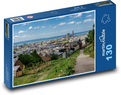 Francúzsko - mesto - Puzzle 130 dielikov, rozmer 28,7x20 cm 