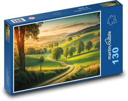 Journey in nature - Puzzle 130 pieces, size 28.7x20 cm 