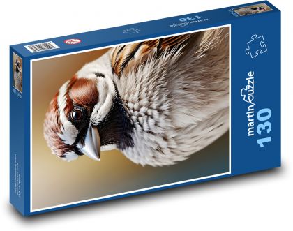 Sparrow - kleiner Vogel - Puzzle - 130 Teile