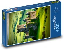 Zamek z kreskówek Puzzle 130 elementów - 28,7x20 cm