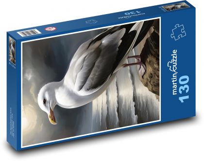 Möwe an der Küste - Puzzle - 130 Teile