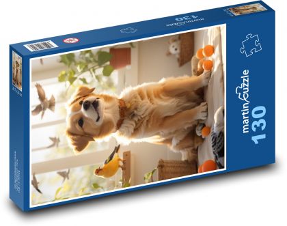 Milý psíček - Puzzle 130 dielikov, rozmer 28,7x20 cm 