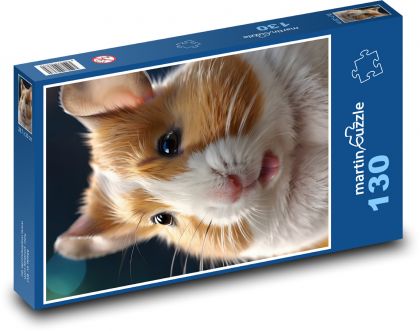 Hnedý škrečok - hlodavec - Puzzle 130 dielikov, rozmer 28,7x20 cm 