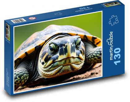 Riesenschildkröte - Reptil - Puzzle - 130 Teile