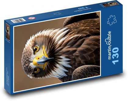 Eagle - bird, predator - Puzzle 130 pieces, size 28.7x20 cm 