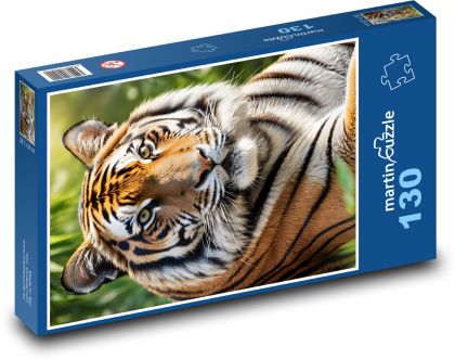 Tiger - feline - Puzzle 130 pieces, size 28.7x20 cm 