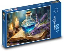 Trank mit Buch Puzzle 130 Teile - 28,7x20 cm